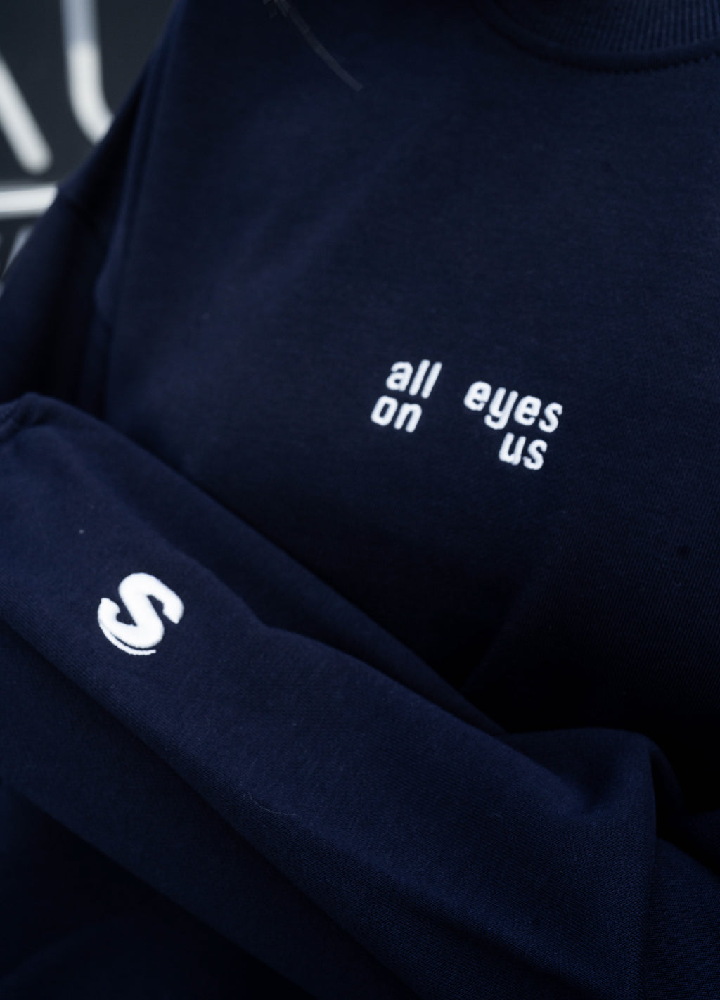 Unisex Midnight Blue All Eyes On Us Sweatshirt