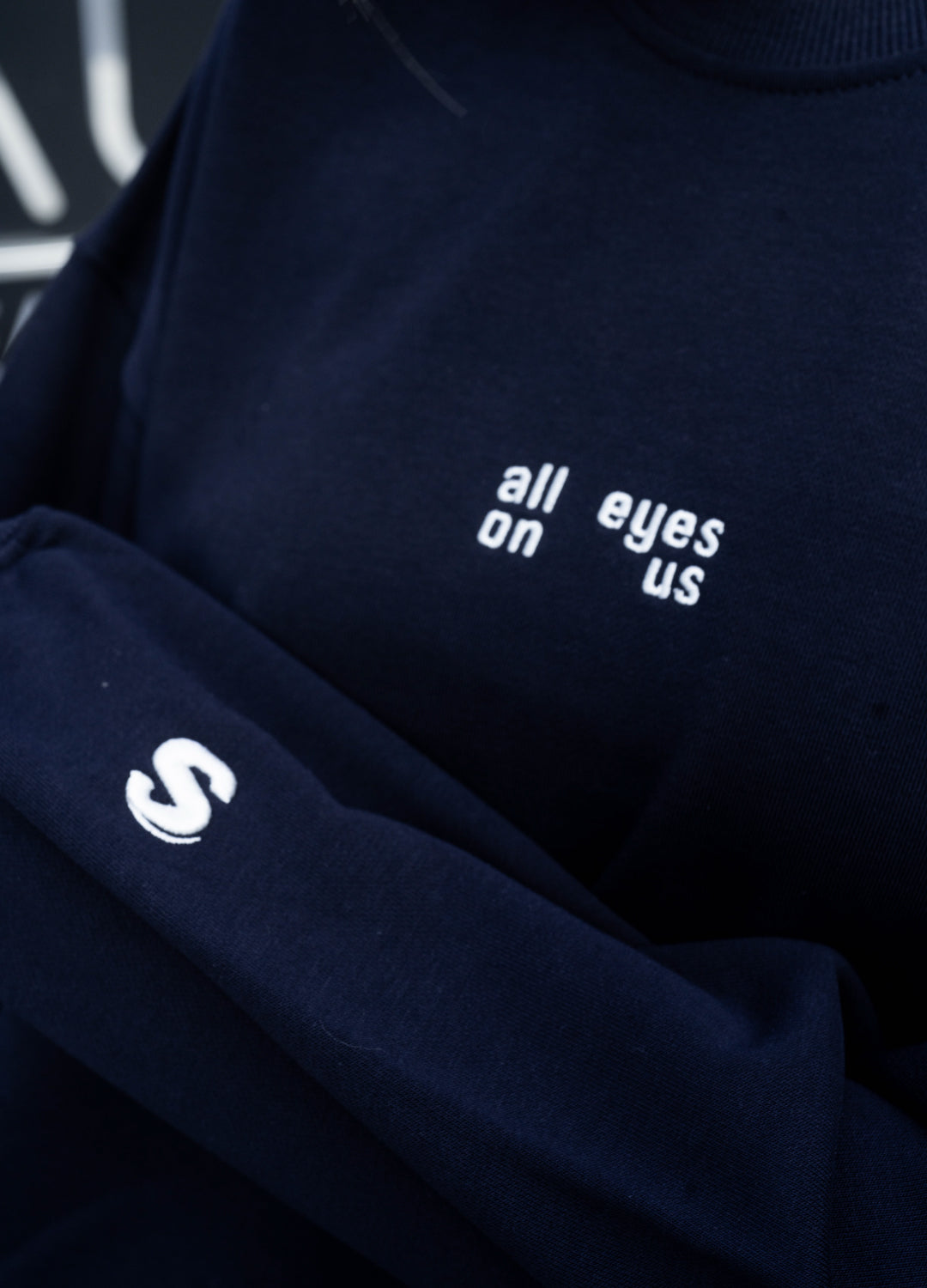 Unisex Midnight Blue All Eyes On Us Sweatshirt