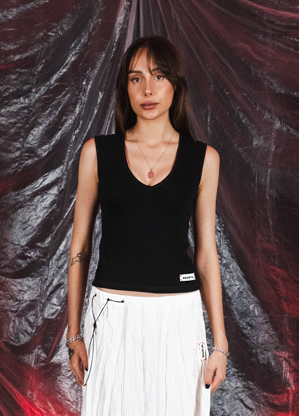 Black Ticket V-Neck Body