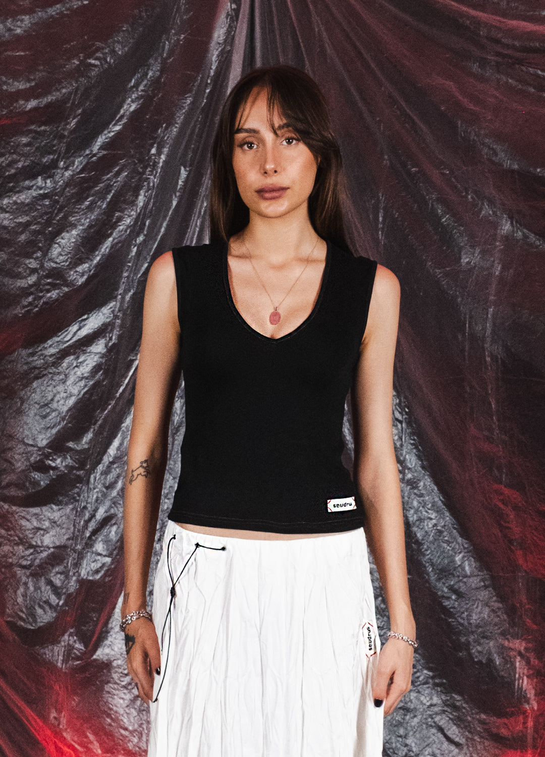 Black Ticket V-Neck Body