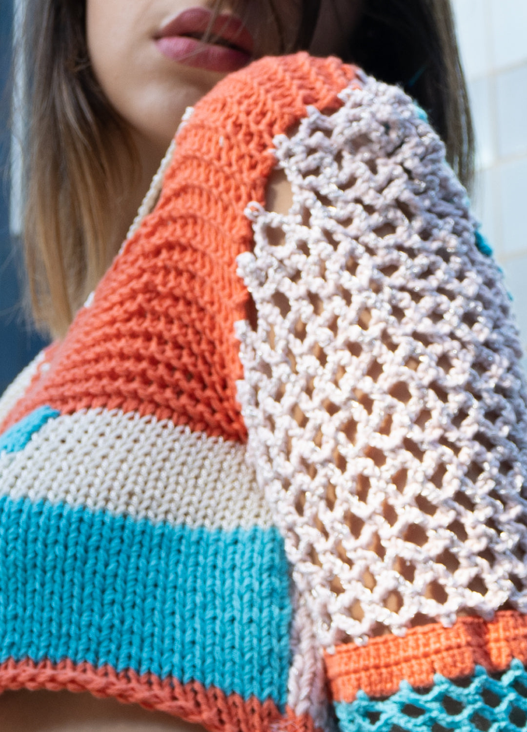 Colorful Bustier Handmade Runway Collection