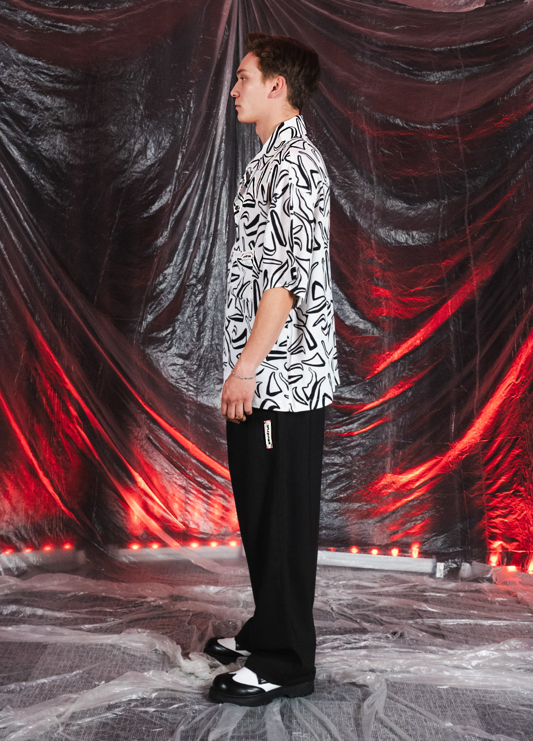 Trace Left Unisex Zebra Shirt