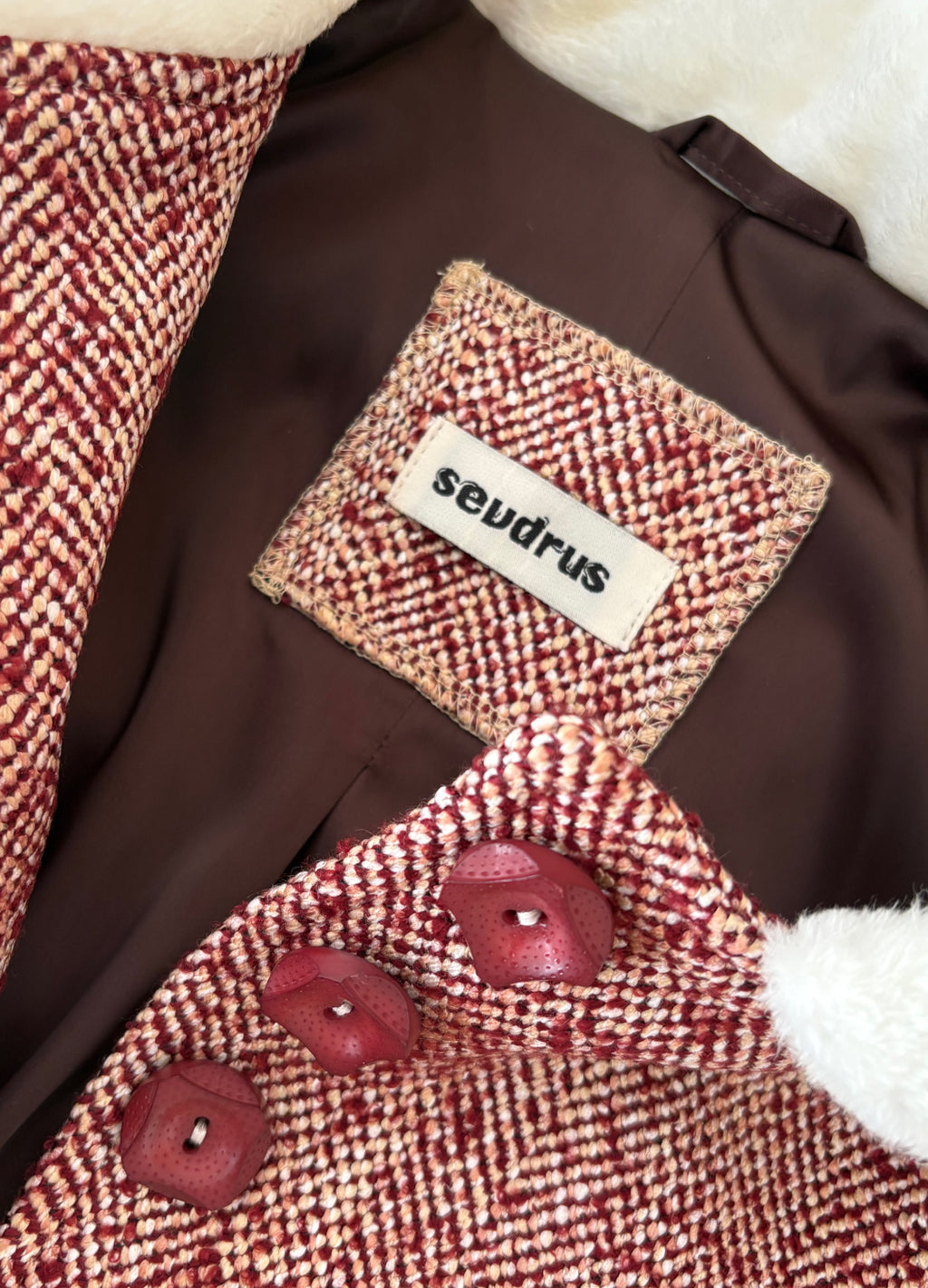 Duchess Line %30 Yün Karışımlı Bordo Ceket