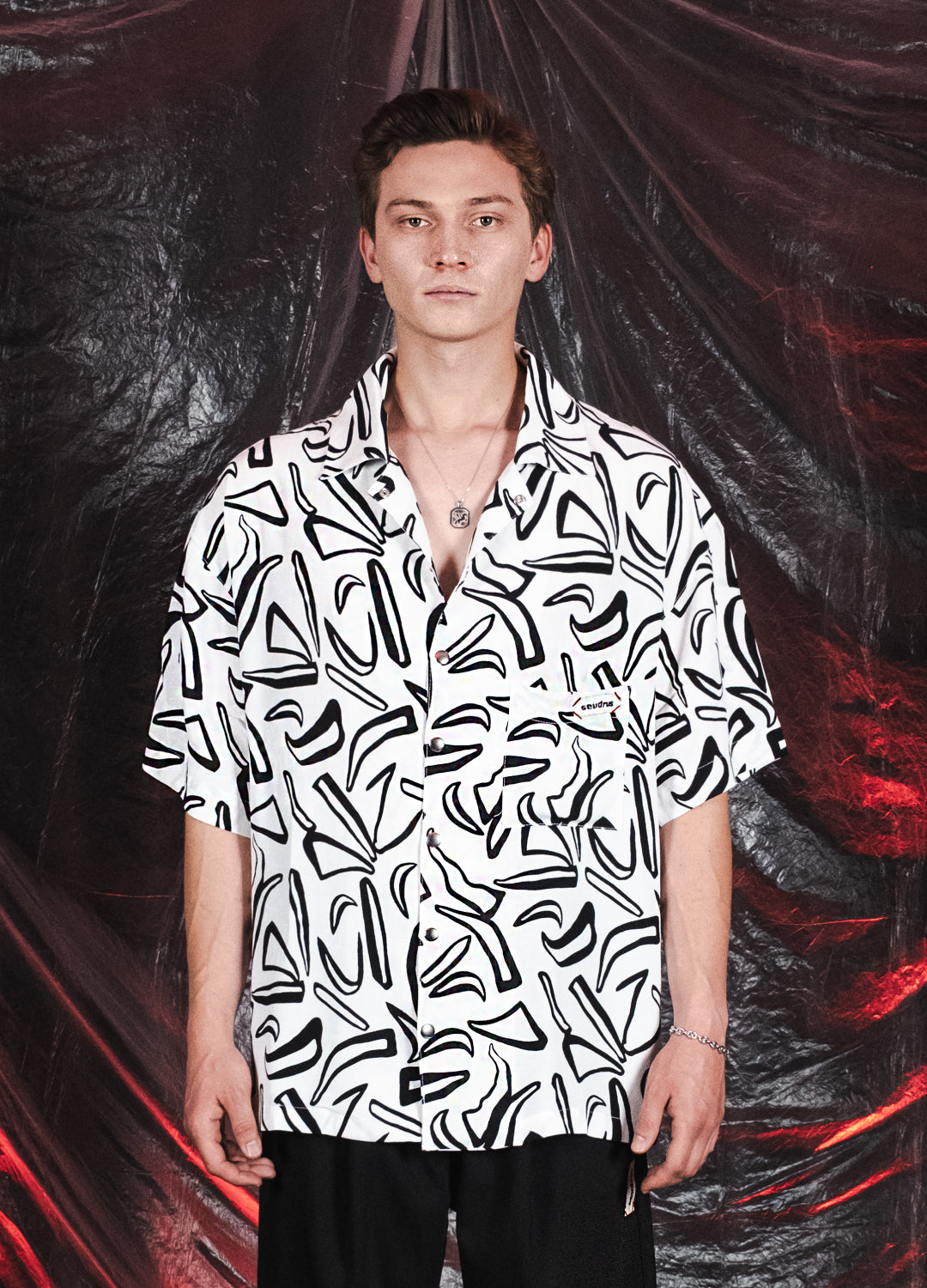 Trace Left Unisex Zebra Shirt