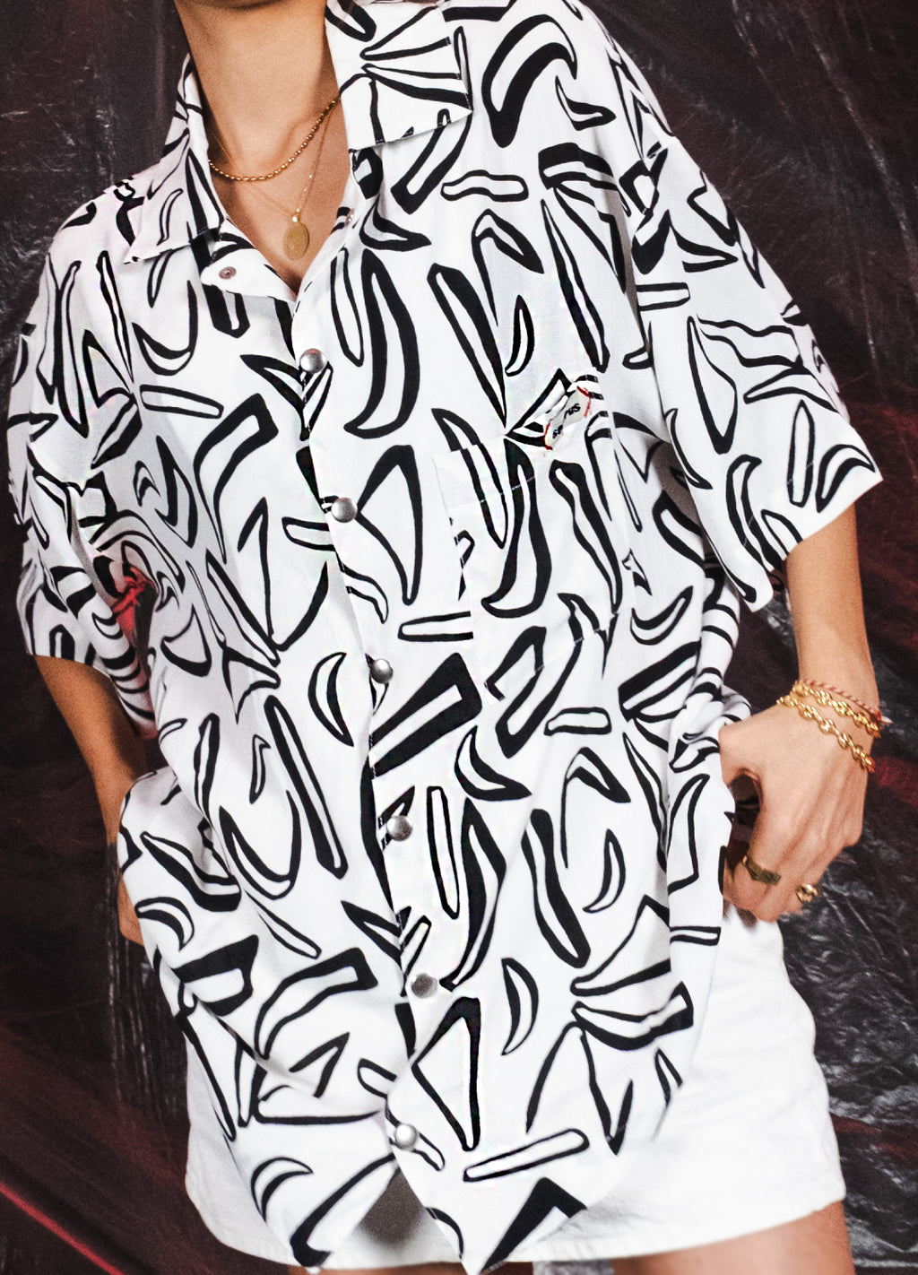 Trace Left Unisex Zebra Shirt