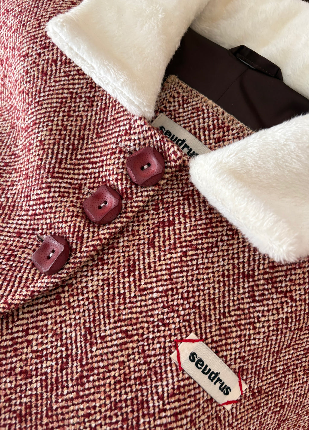 Duchess Line %30 Yün Karışımlı Bordo Ceket