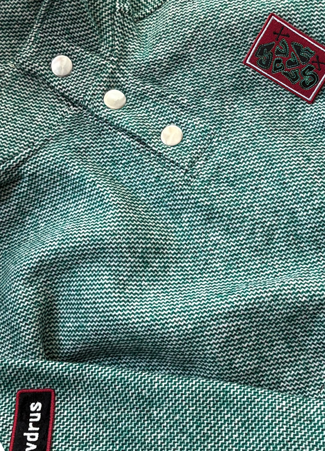 Maison Jade High Collar Wool Crop Sweatshirt