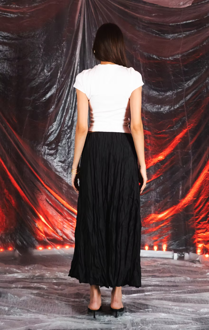 Black Maxi Skirt 01