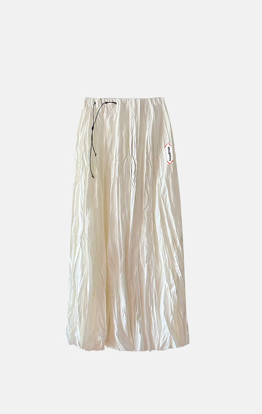 Pearl White Maxi Skirt 02