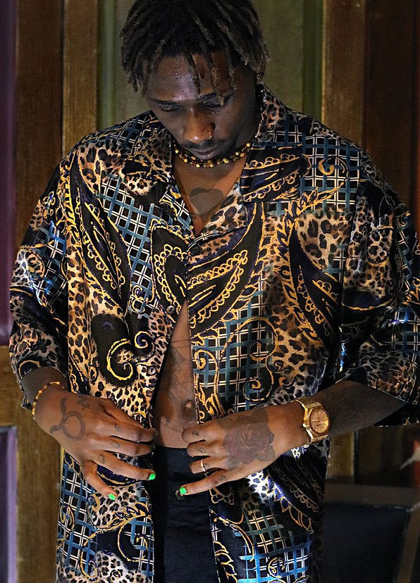 Unisex Elegant Silk Shirt