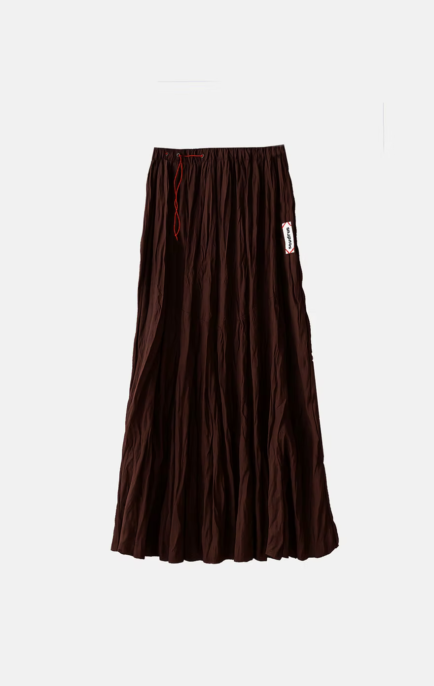 Brown Maxi Skirt 03