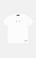 Trace White Nakışlı Unisex Beyaz T-Shirt