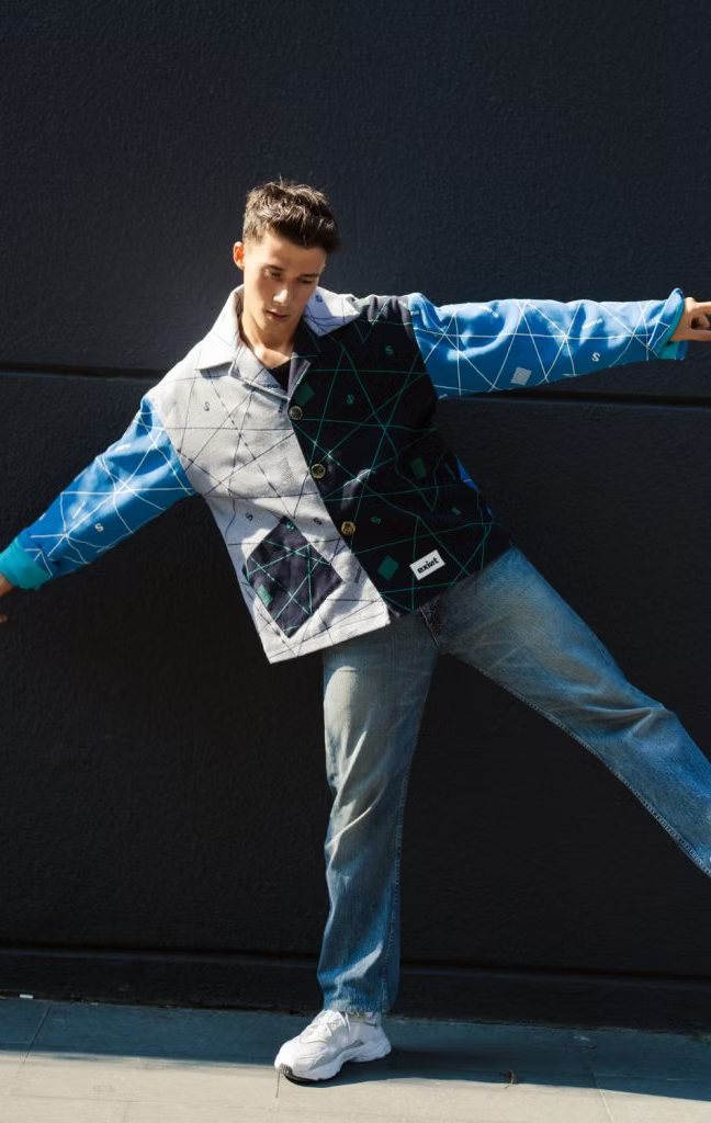 Unisex Embroidered Exist Jacket Mix