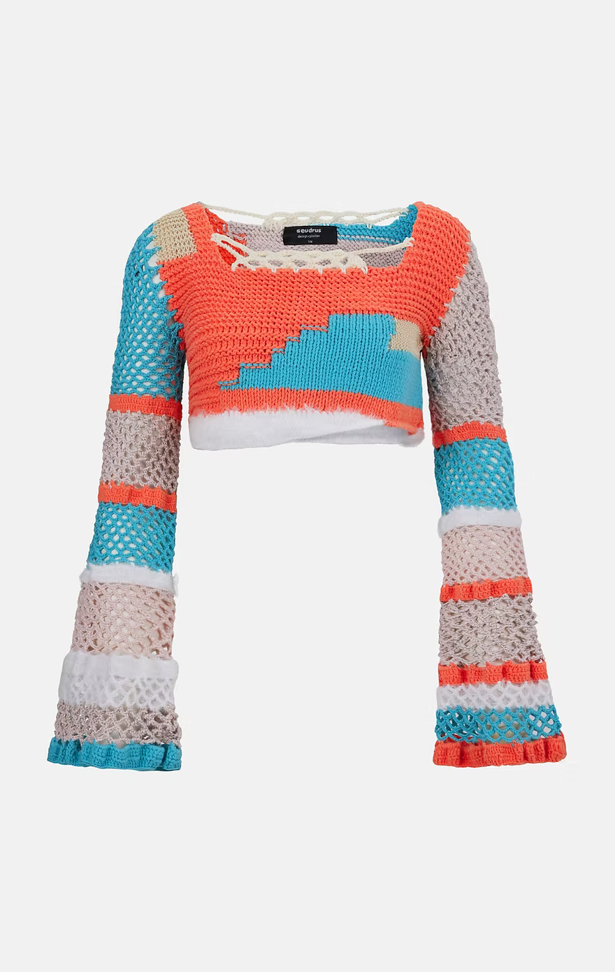 Colorful Bustier Handmade Runway Collection