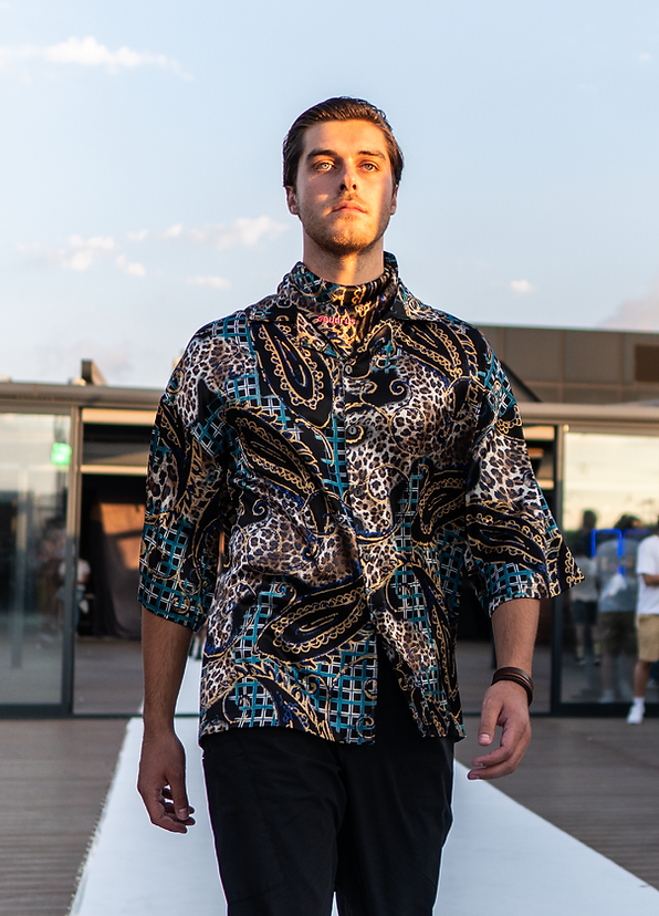 Unisex Elegant Silk Shirt