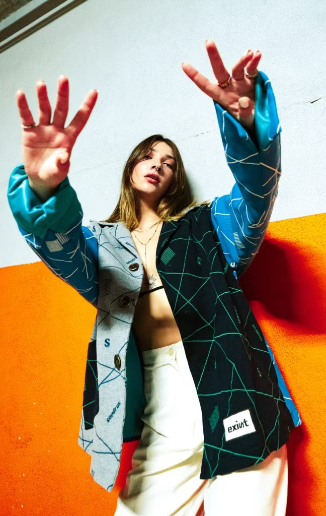 Unisex Embroidered Exist Jacket Mix