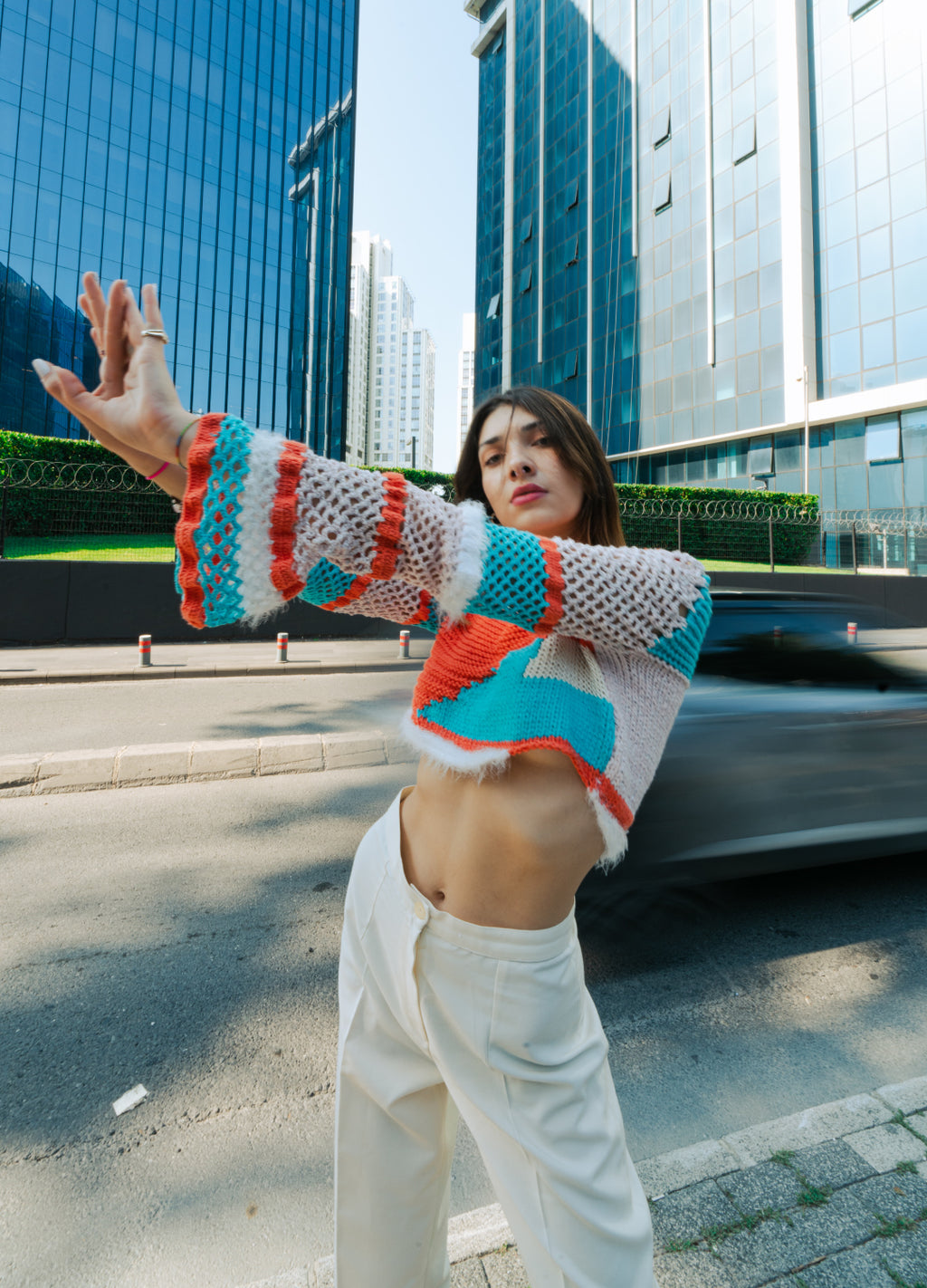 Colorful Bustier Handmade Runway Collection