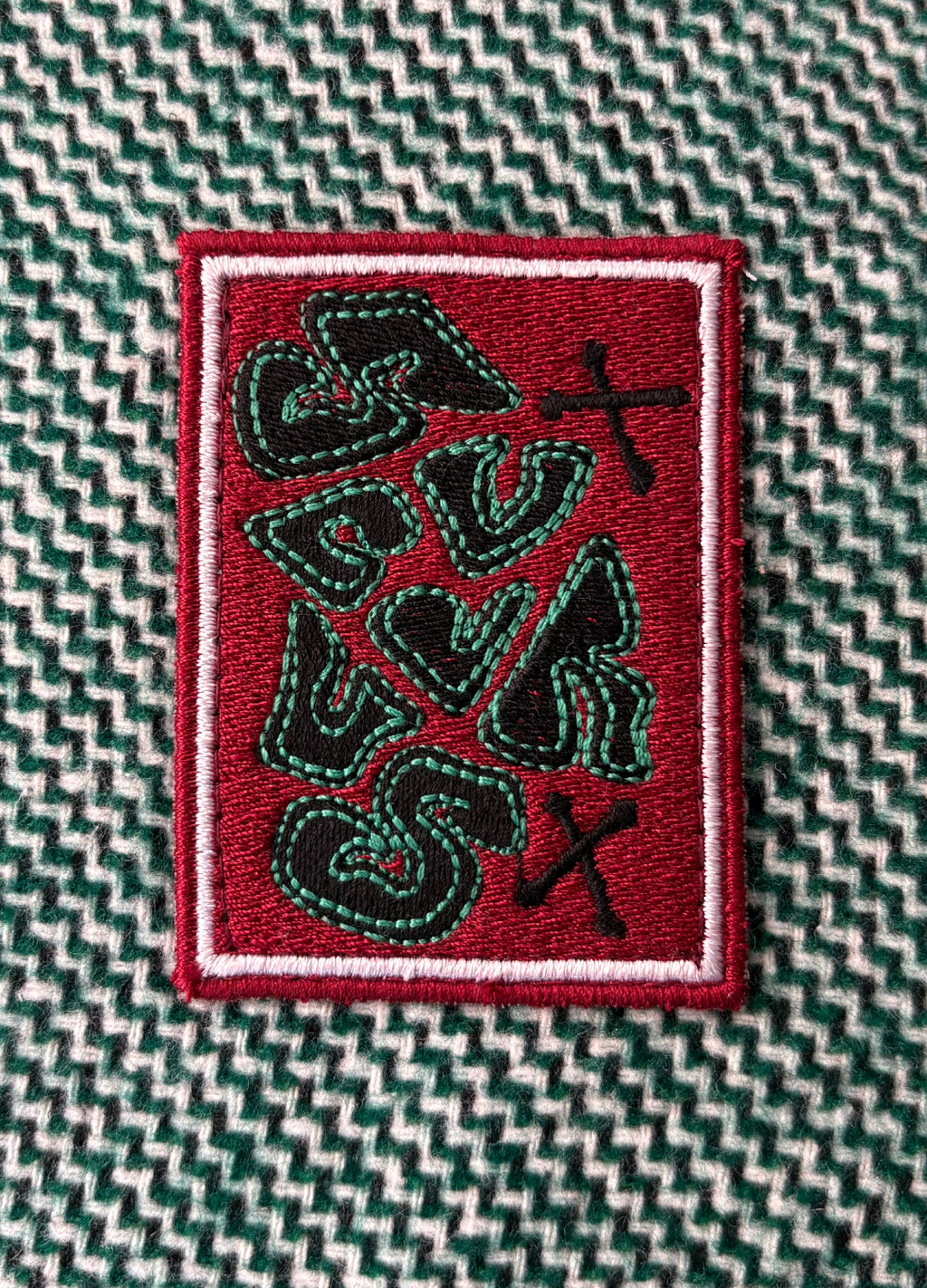 Maison Jade Dik Yaka Yün Crop Sweatshirt