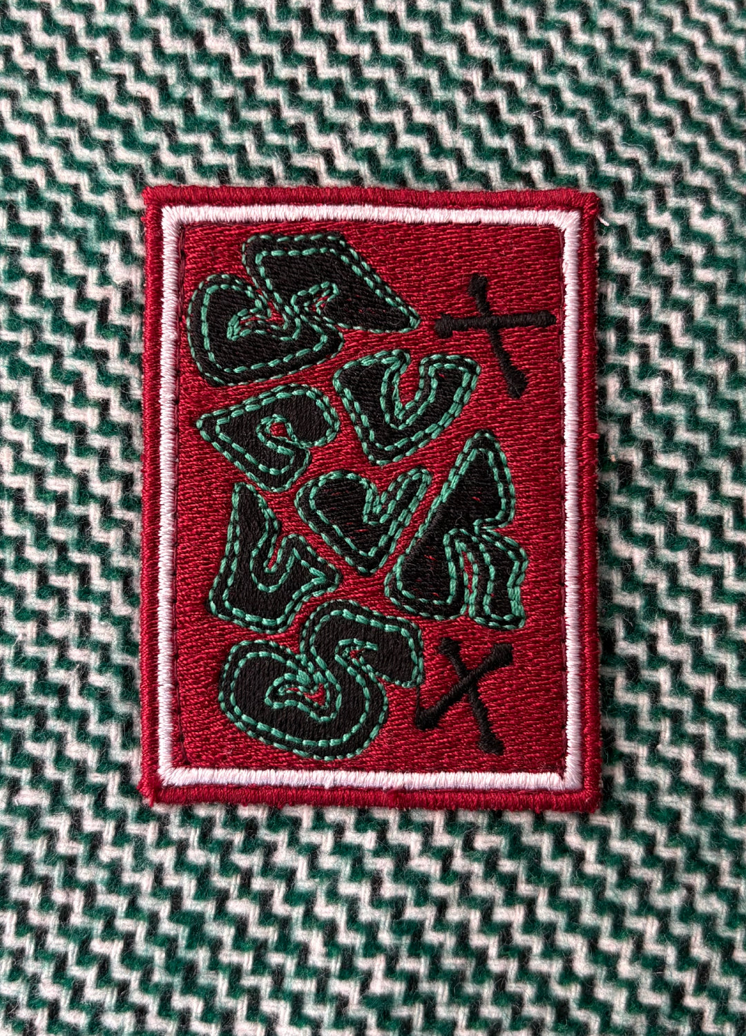 Maison Jade High Collar Wool Crop Sweatshirt