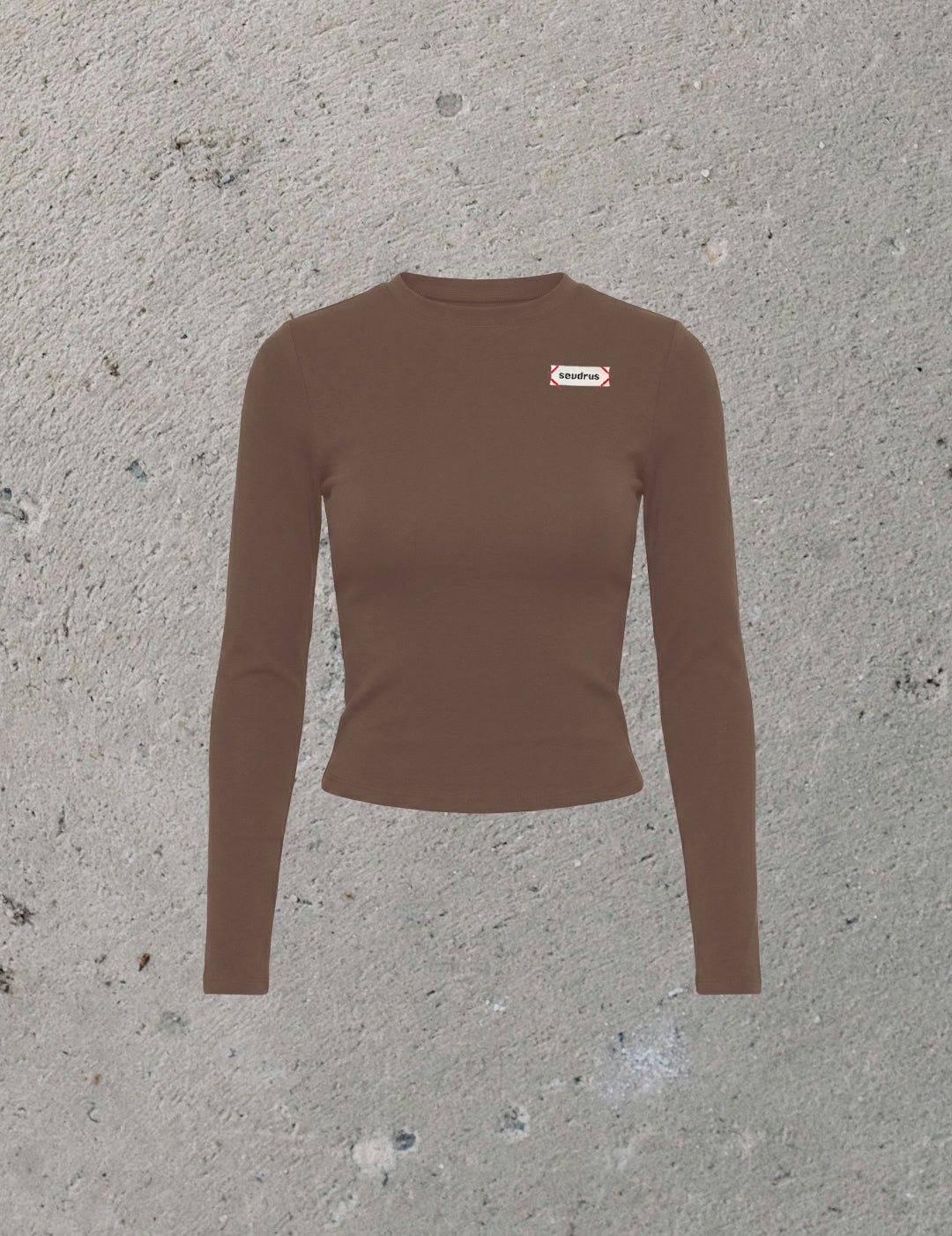 Brown Ticket %100 Pamuk Uzun Kollu Fit Body