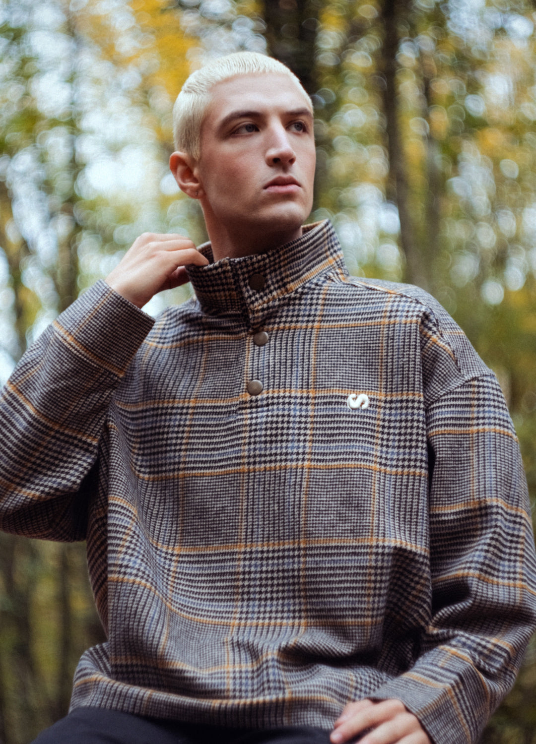 Unisex Crescendo Dik Yaka %30 Yün Sweatshirt