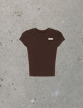 Brown Ticket %100 Pamuk Fit Body
