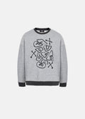 Shade Player Unisex Full Nakışlı İçi Polarlı Sweatshirt
