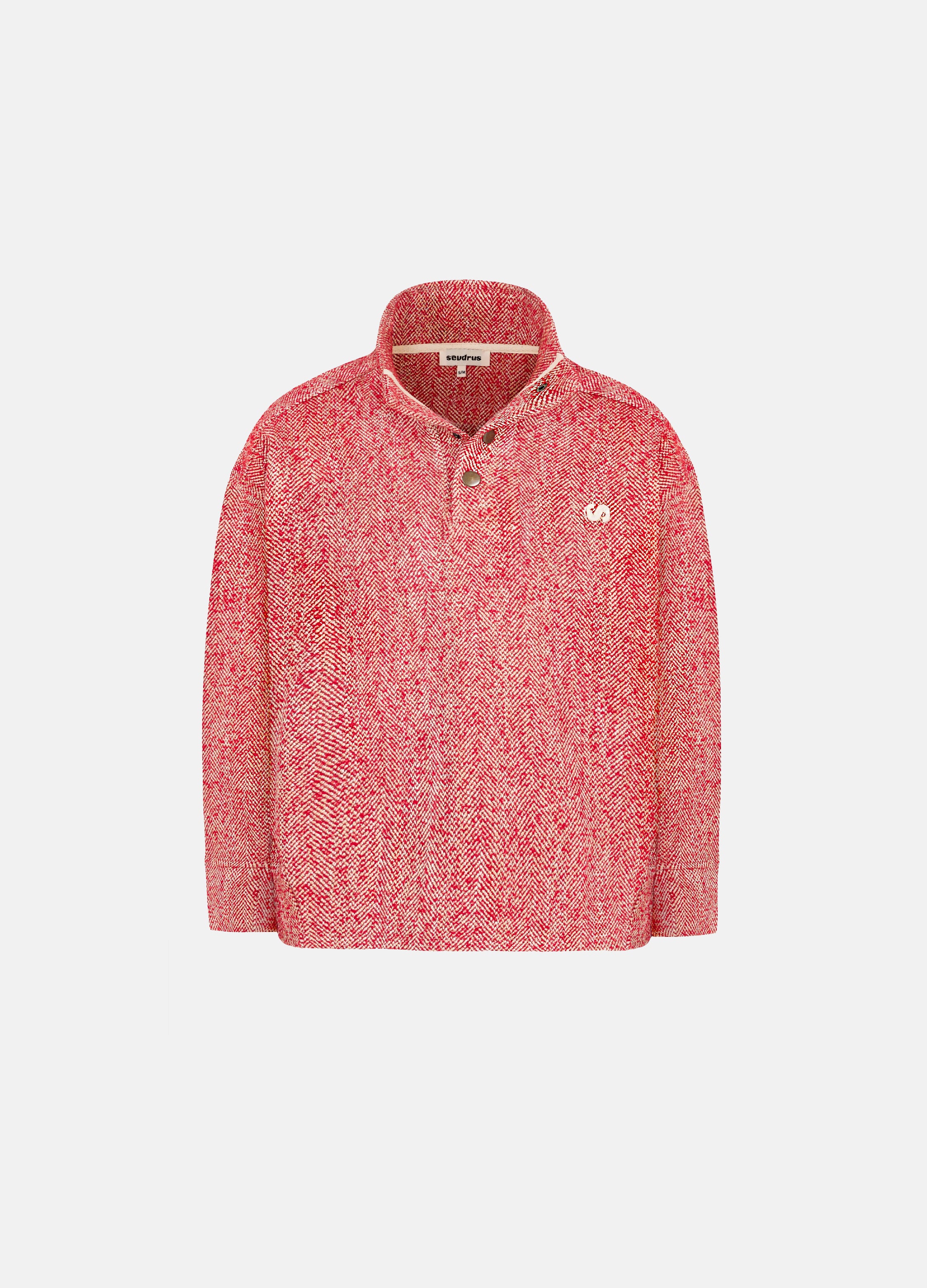 Unisex Eclipse High Collar Wool Sweatshirt