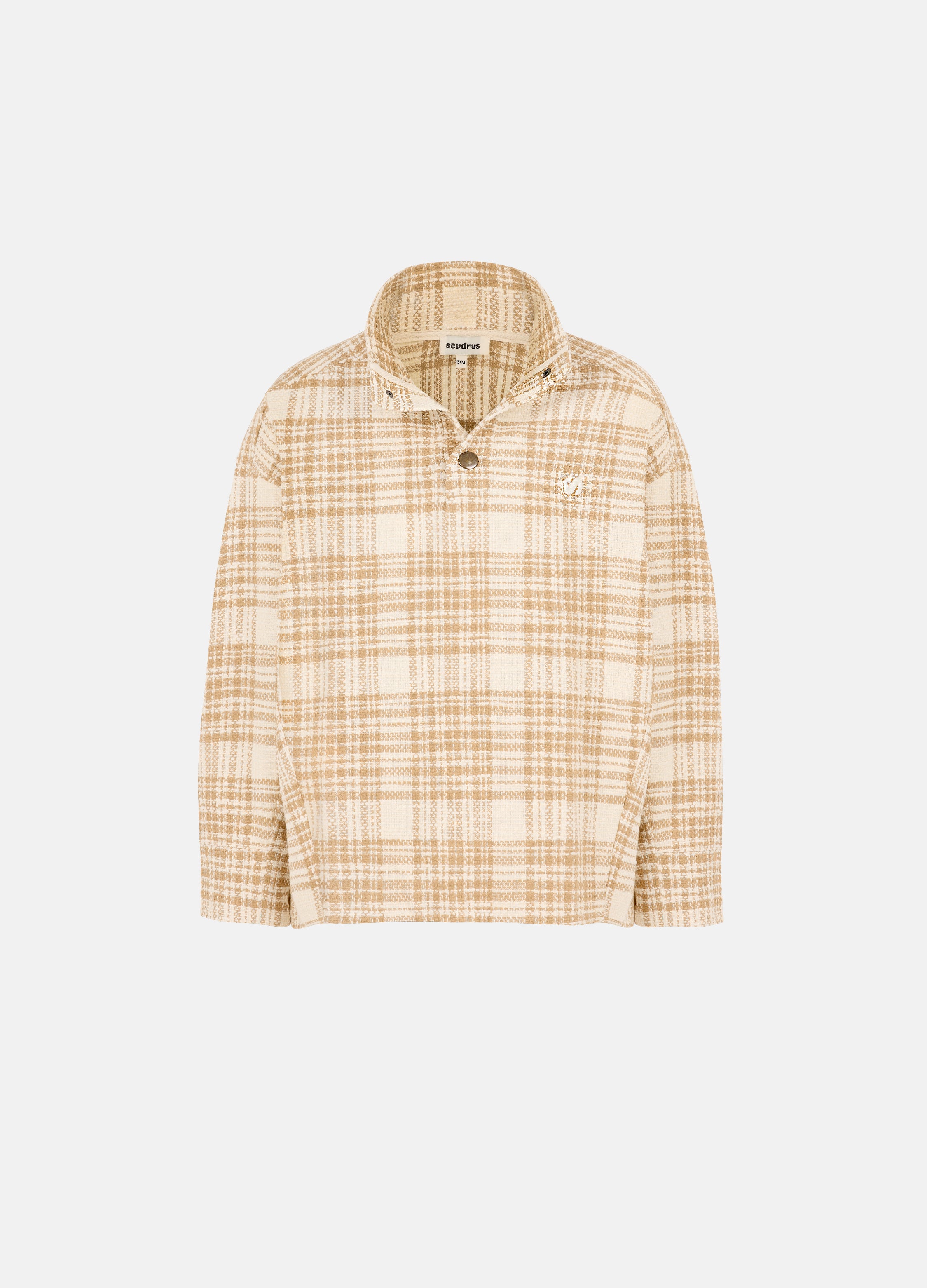 Unisex Ethereal High Collar Sweatshirt