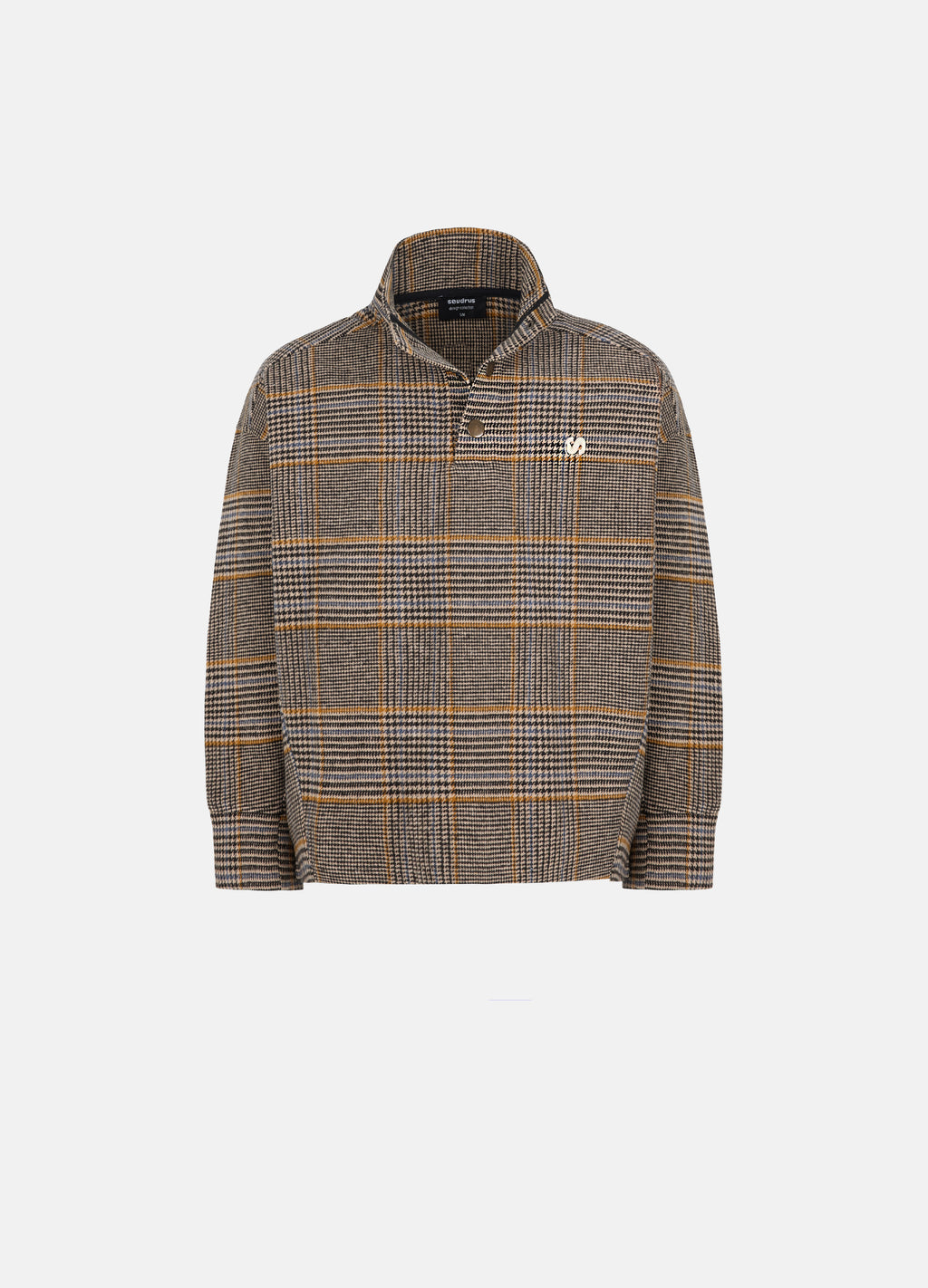 Unisex Crescendo High Collar Wool Sweatshirt