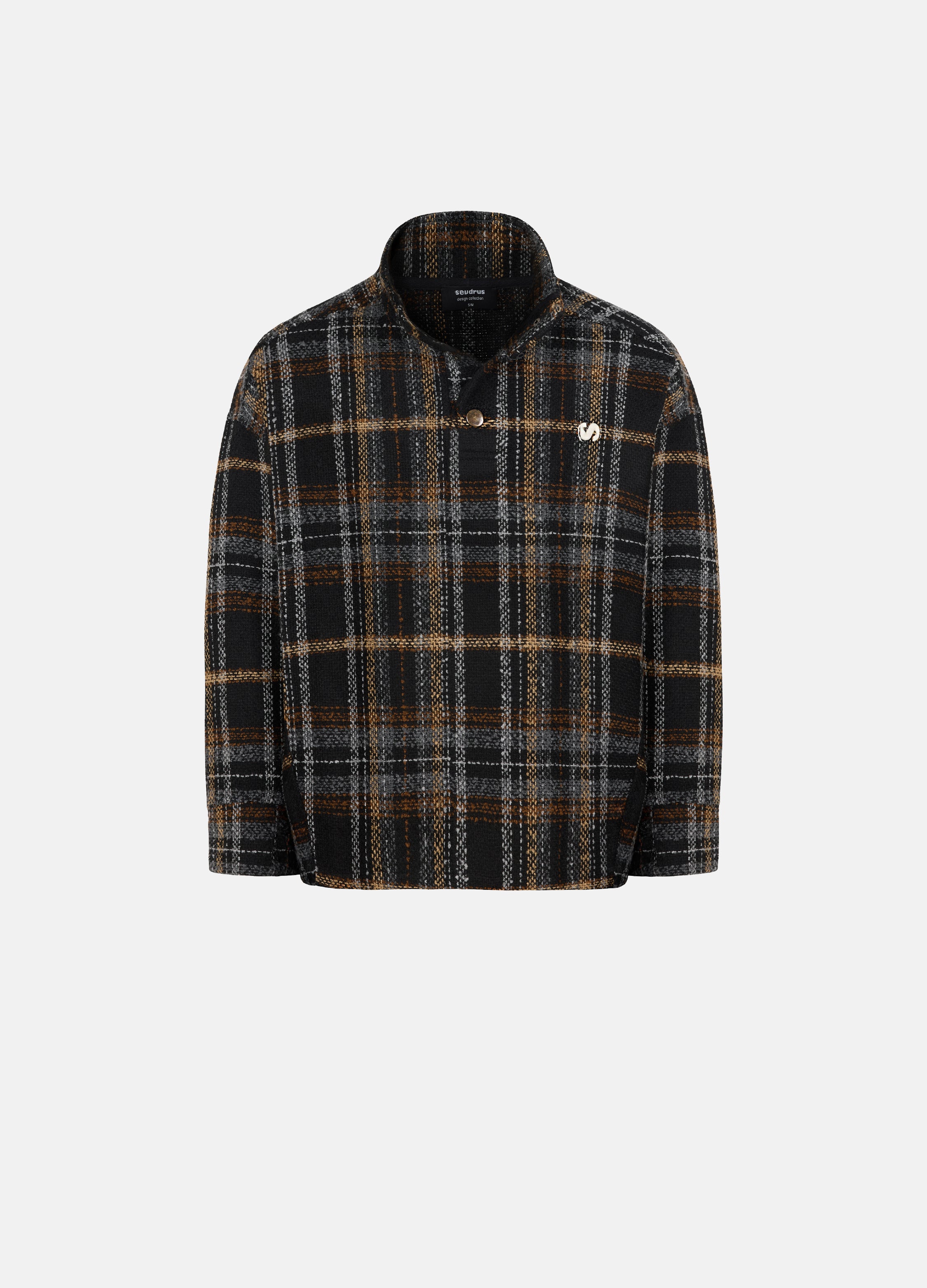 Unisex Obsidian High Collar Sweatshirt