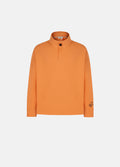 Unisex Oversize Dik Yaka Dokuma Turuncu Sweatshirt Scops x Sevdrus Collab