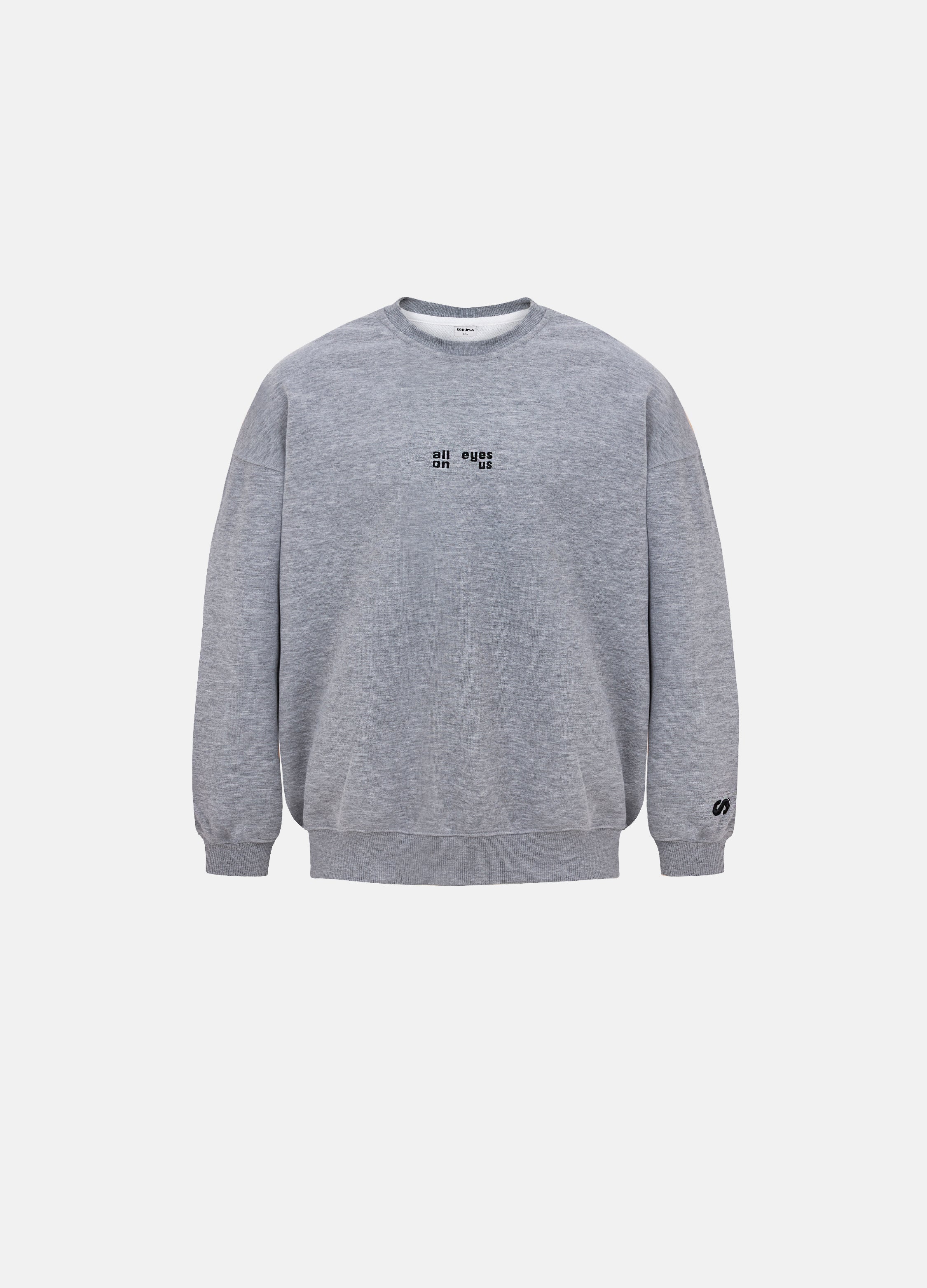 Unisex Ash Gray All Eyes On Us Sweatshirt