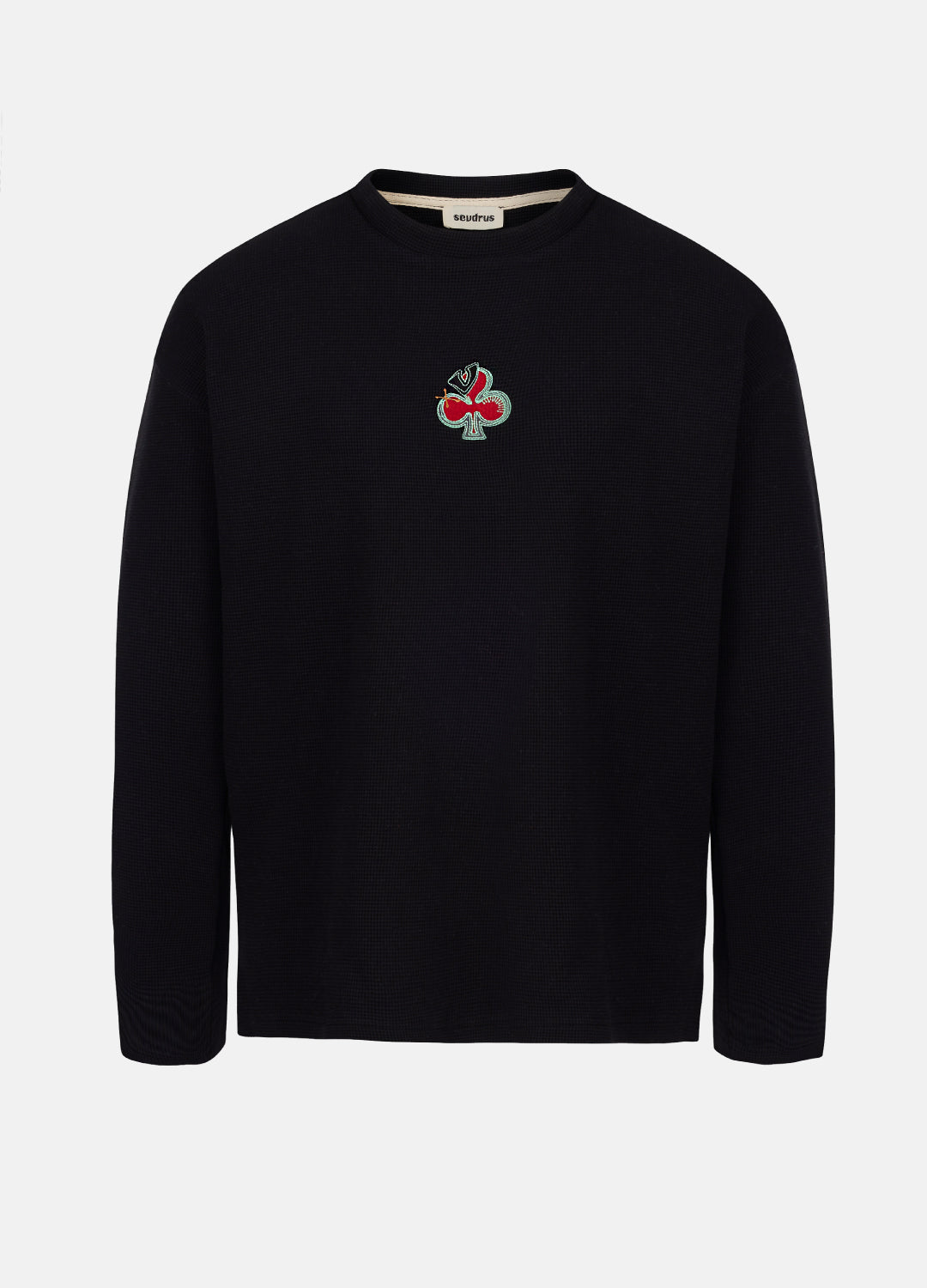 Black Fly Card Unisex Long Sleeve Tee