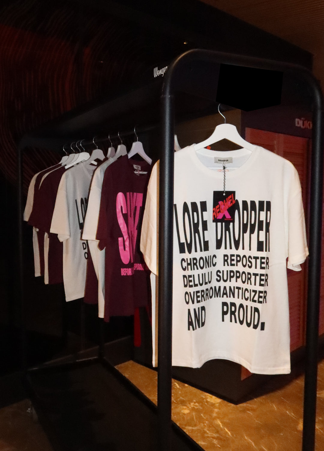LORE DROPPER' Unisex %100 Cotton T-Shirt