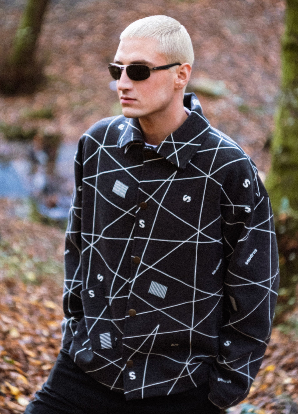 Unisex Full Nakışlı Monolith Jacket