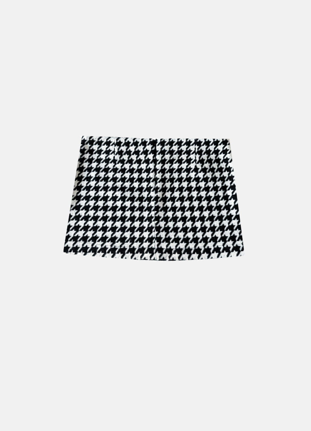 Monochrome Mini Yün Karışımlı Etek