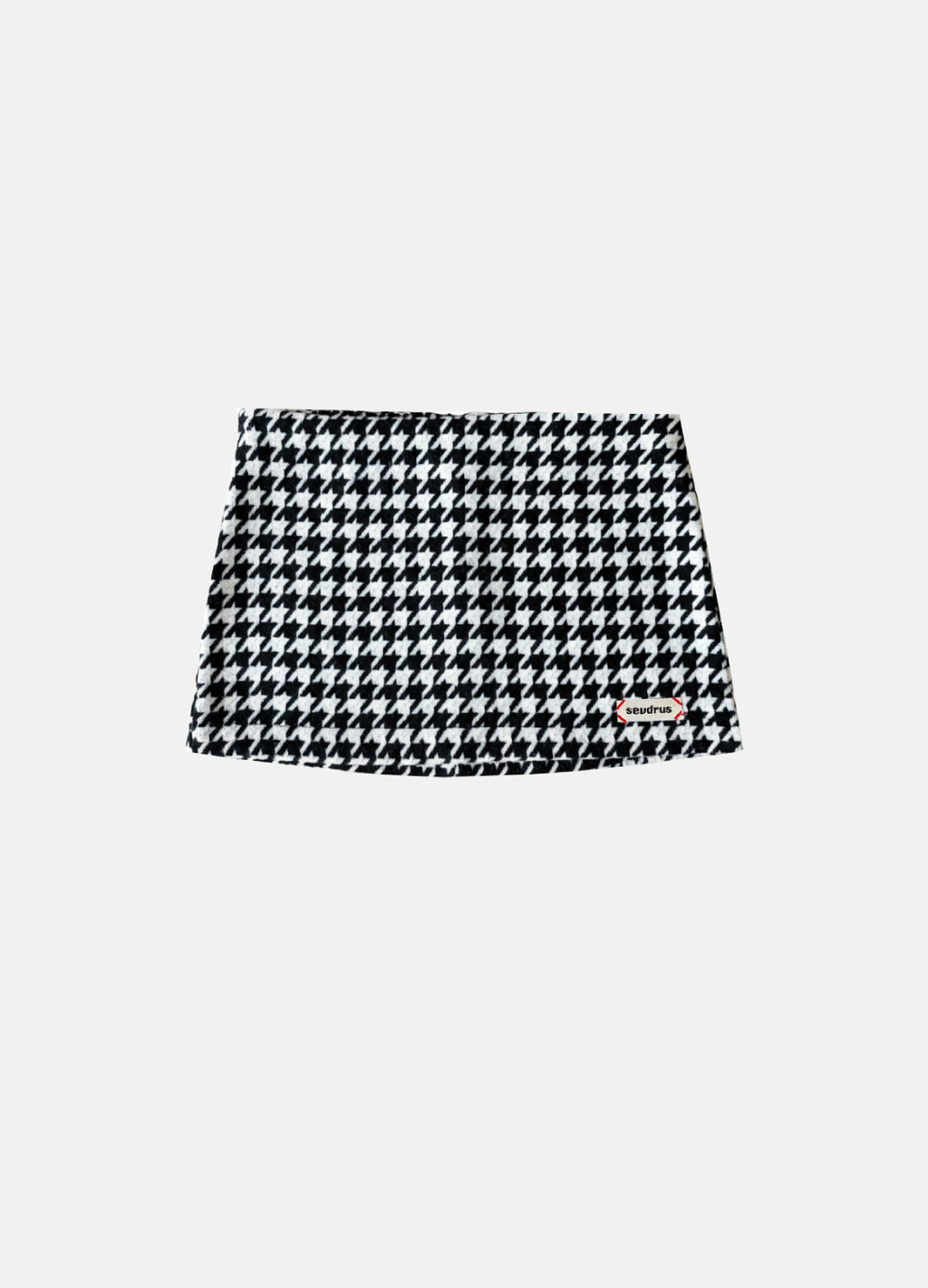 Monochrome Mini Yün Karışımlı Etek