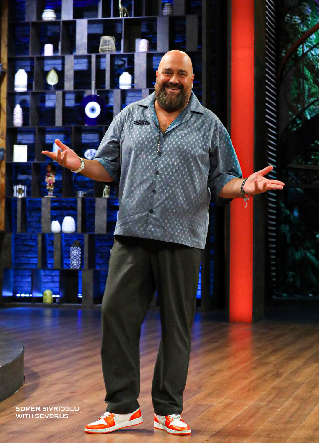 Unisex Regular Starry Nakışlı Gömlek