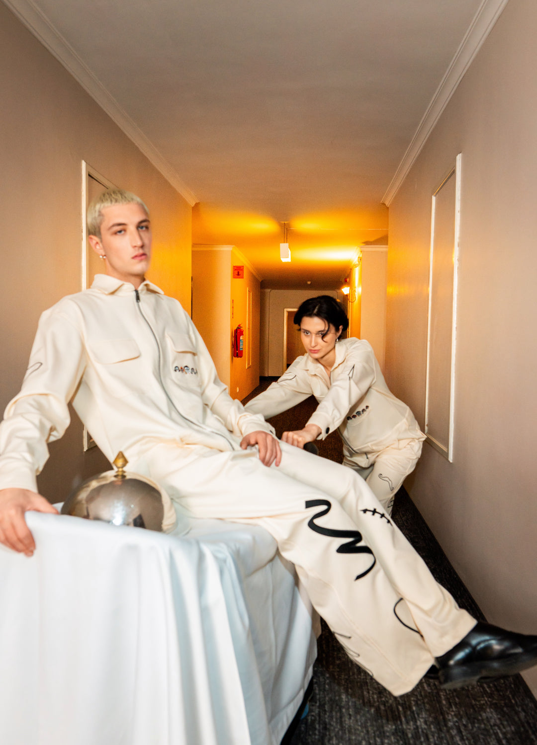 Unisex Embroidered Jumpsuit  Scops x Sevdrus Collab