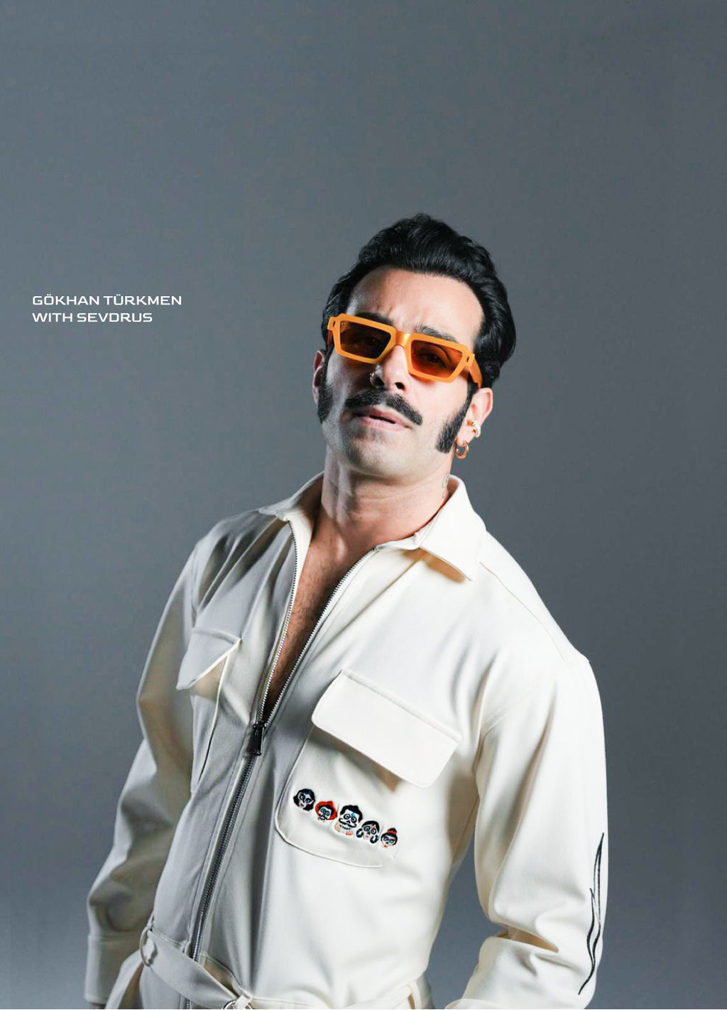 Unisex Full Nakışlı Tulum Scops x Sevdrus Collab