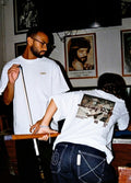 All Eyes On Us Baskılı Beyaz Regular T-Shirt