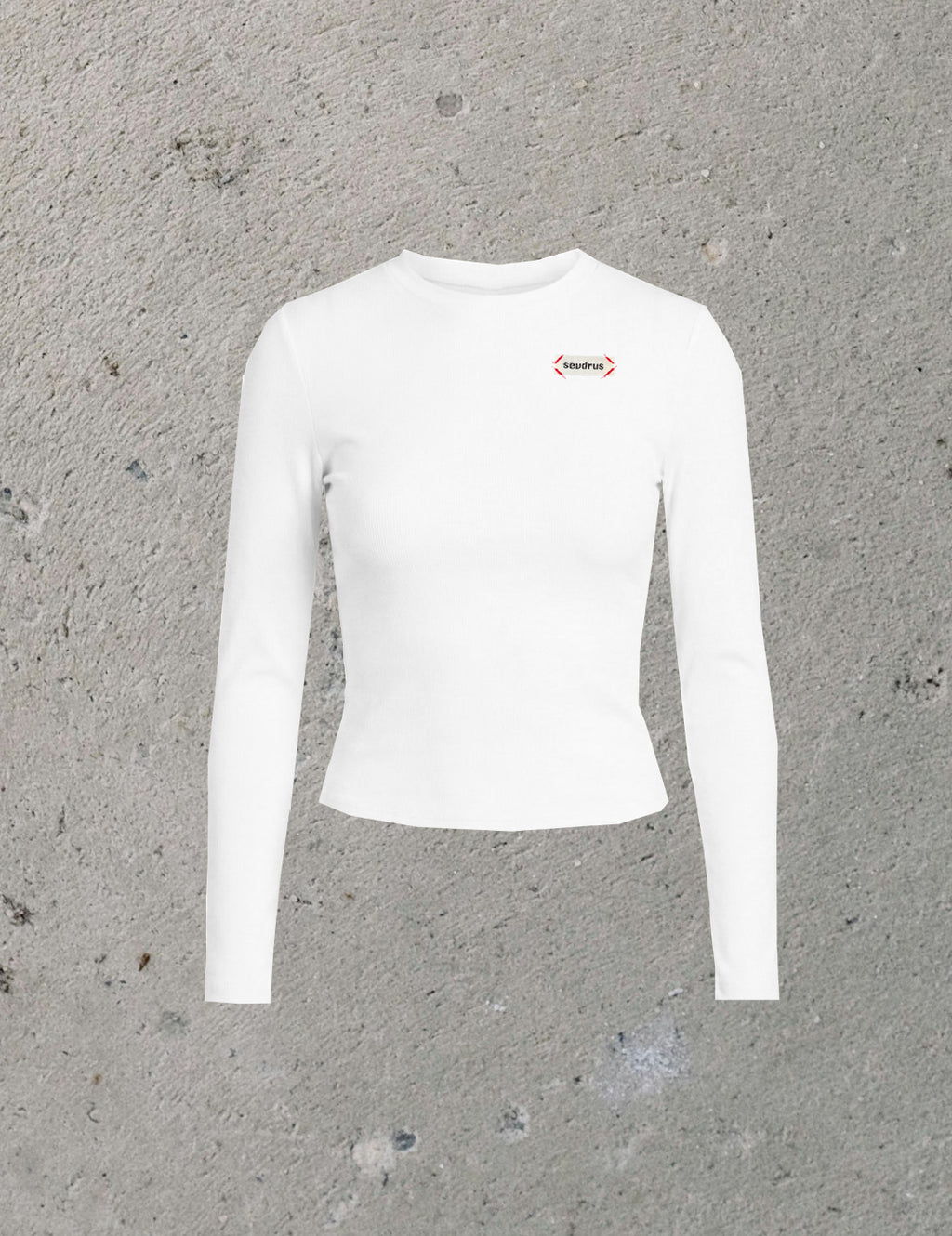White Ticket %100 Pamuk Uzun Kollu Fit Body