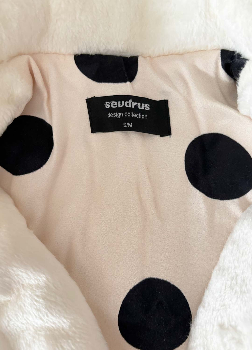 Duchess Puantiyeli Astarlı Kürk Yakalık