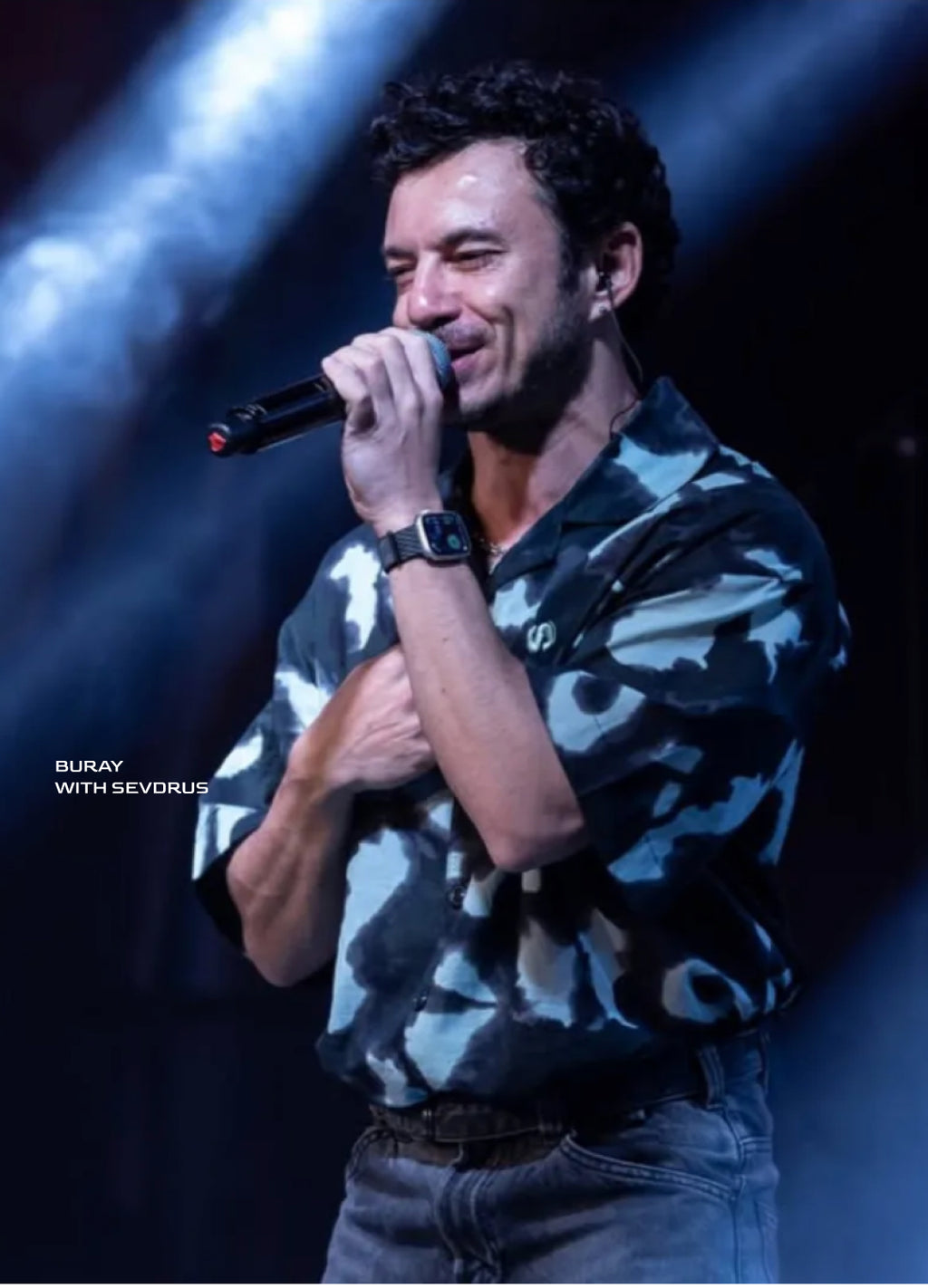 Unisex Oversized %100 Pamuk Nakışlı Batik Gömlek