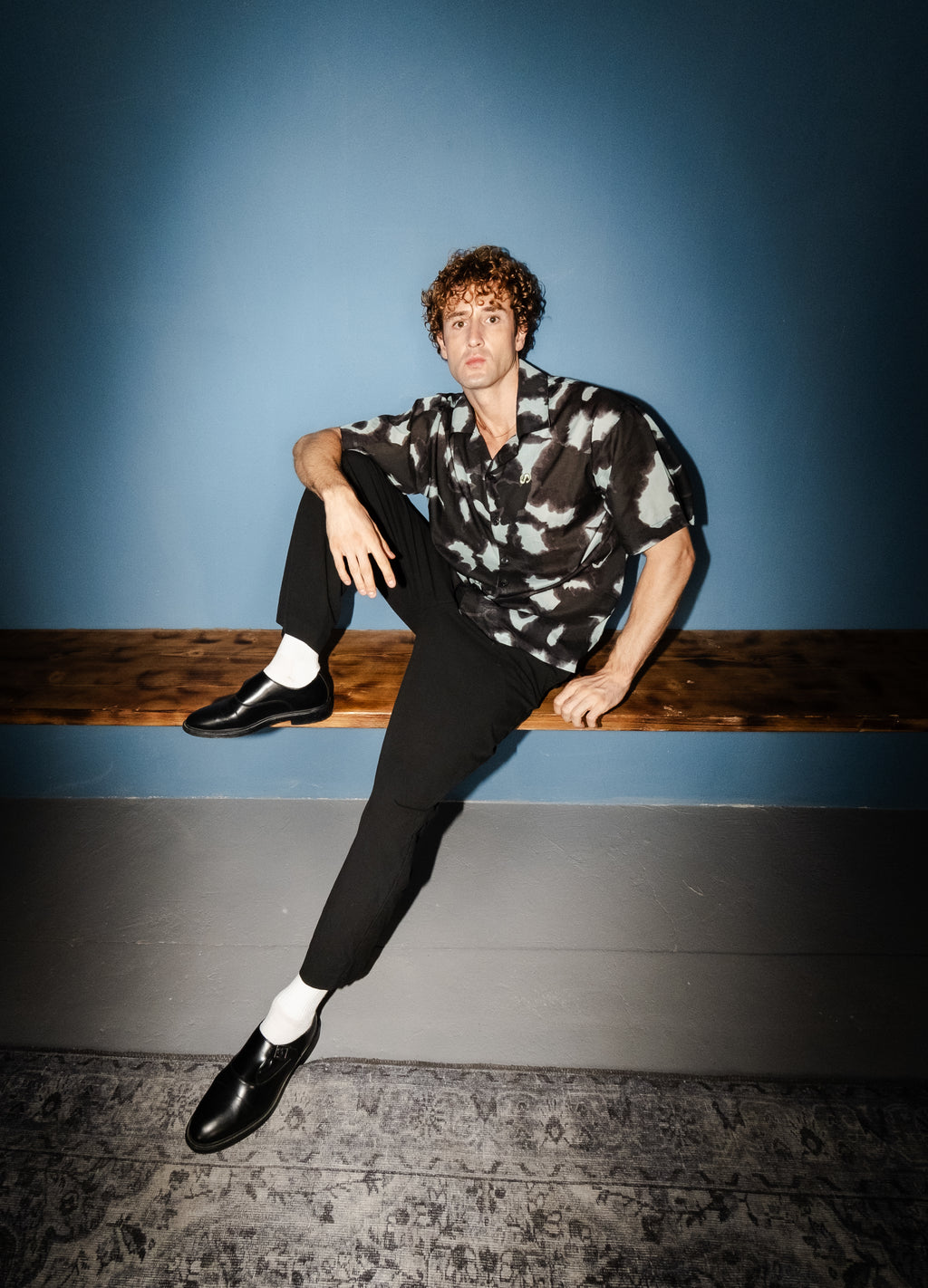 Unisex Oversized Cotton Batik Shirt 015