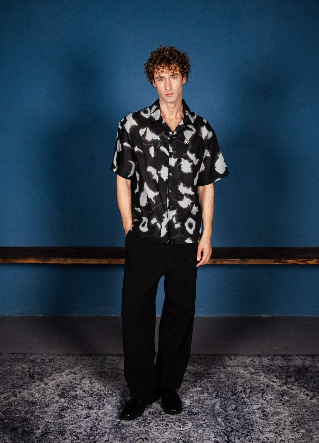 Unisex Oversized Cotton Batik Shirt 015