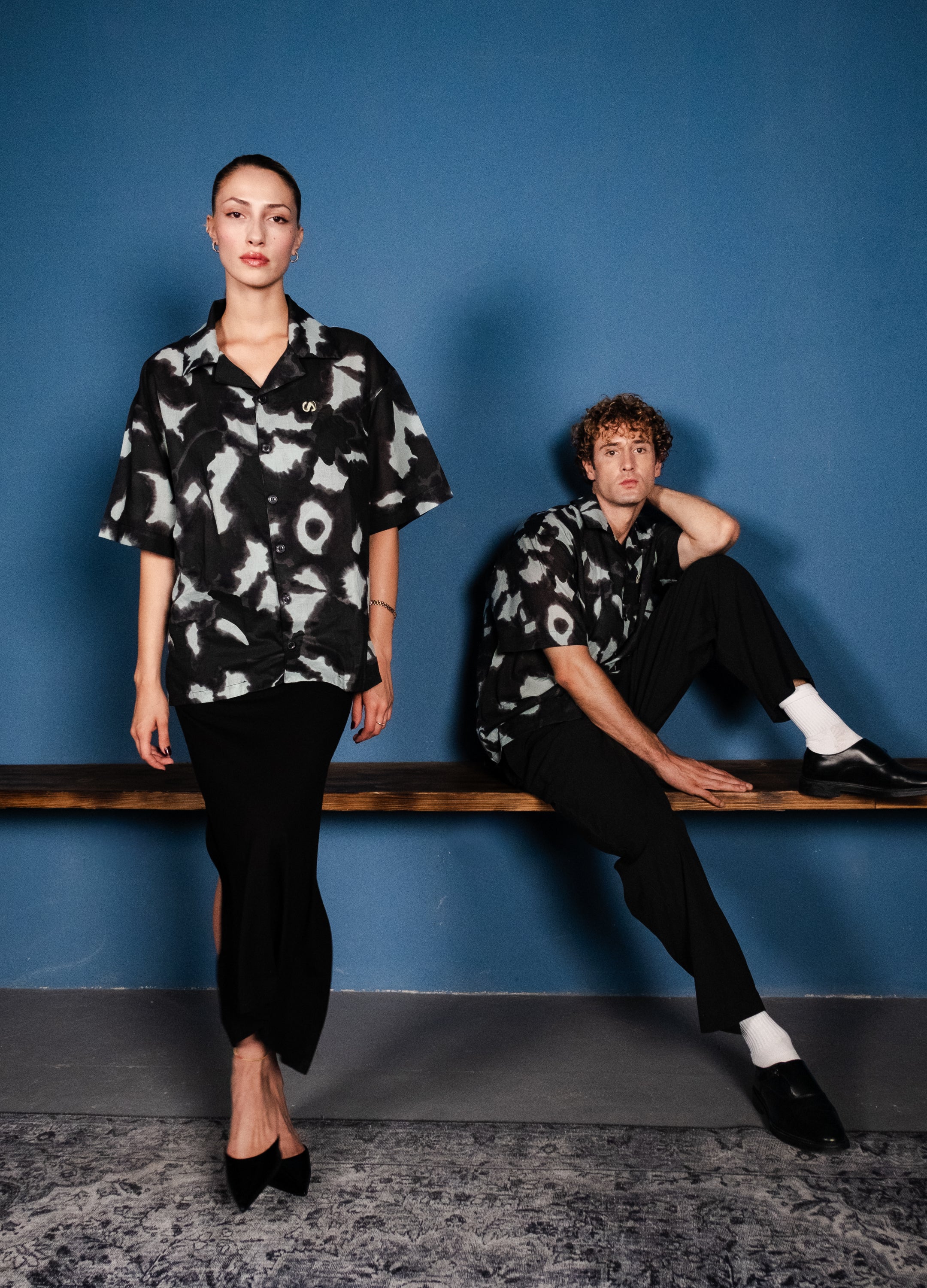 Unisex Oversized Cotton Batik Shirt 015