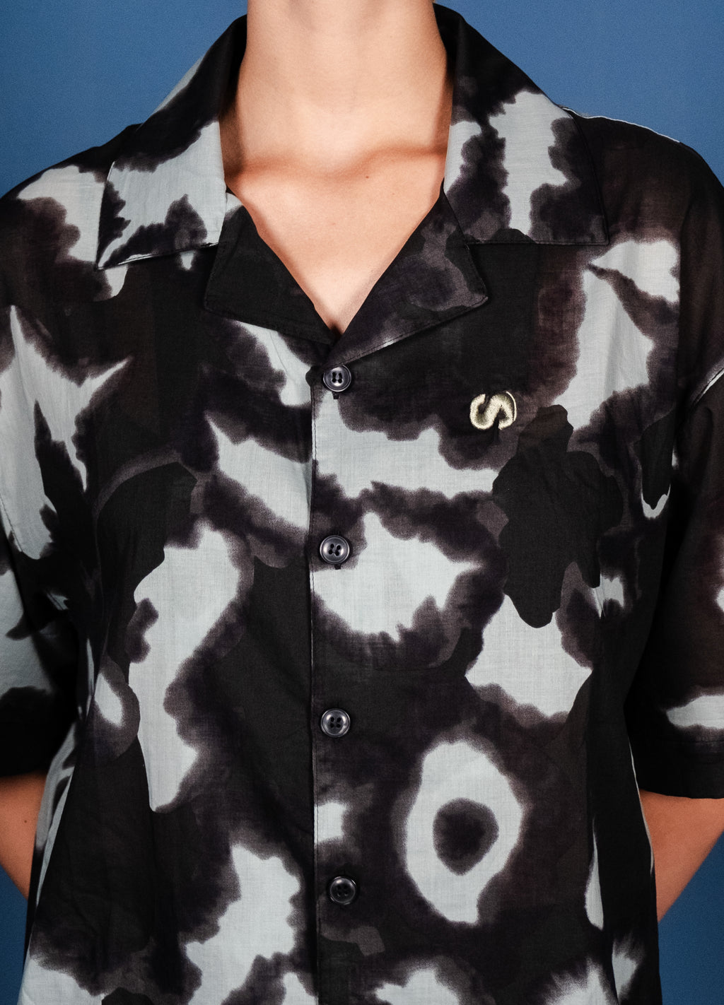 Unisex Oversized Cotton Batik Shirt 015