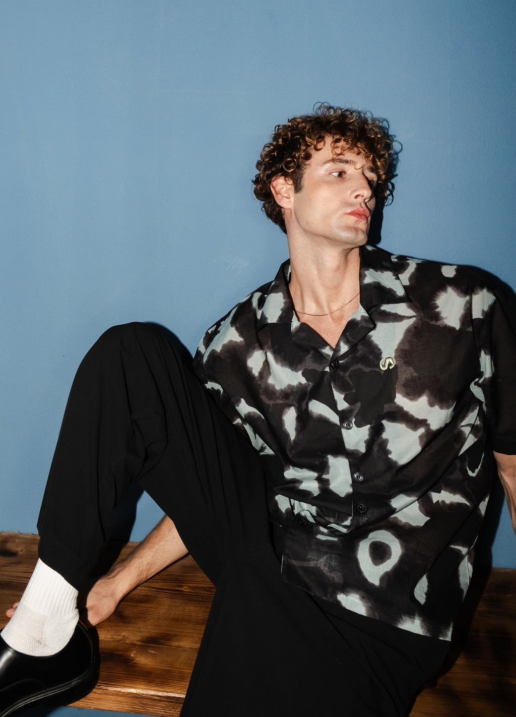 Unisex Oversized Cotton Batik Shirt 015